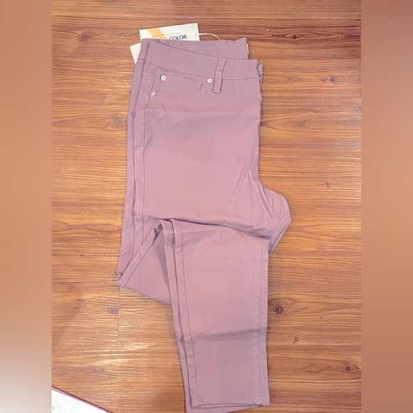 Ymi hyperstretch jeggings - colour orchid. - Picture 3 of 3